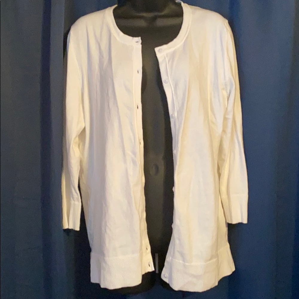 NWOT Merona White Cardigan